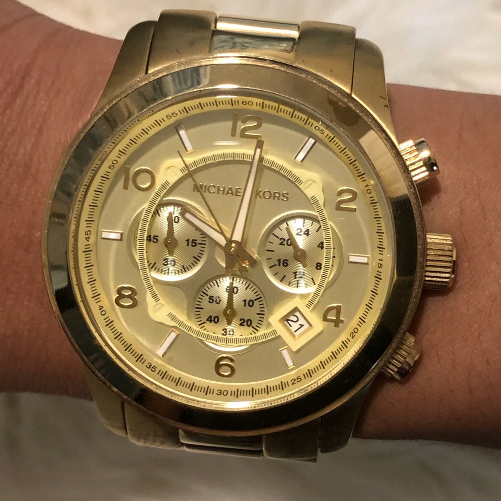 Used oversized Michael Kors watch